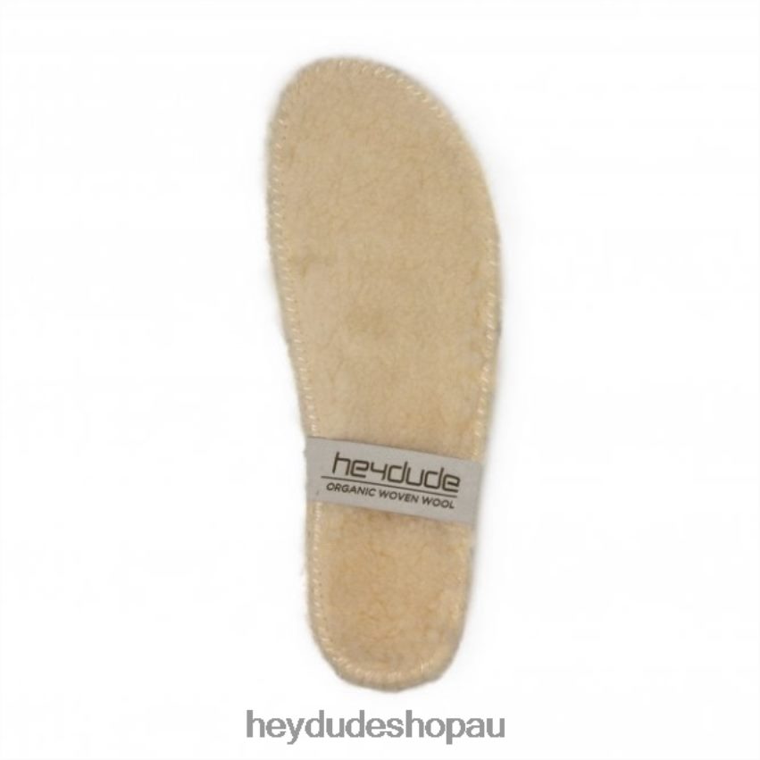 Hey Dude HEYDUDE Premium Sheepskin Organic Wool Insoles Unisex V4Z64376