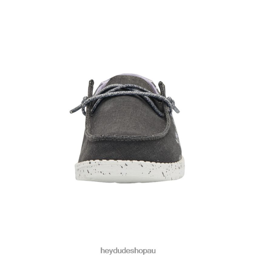 Hey Dude Wendy Youth Doodle Black Kids V4Z64199