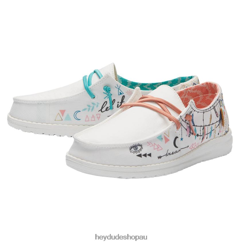 Hey Dude Wendy Youth Doodle Boho Kids V4Z64197