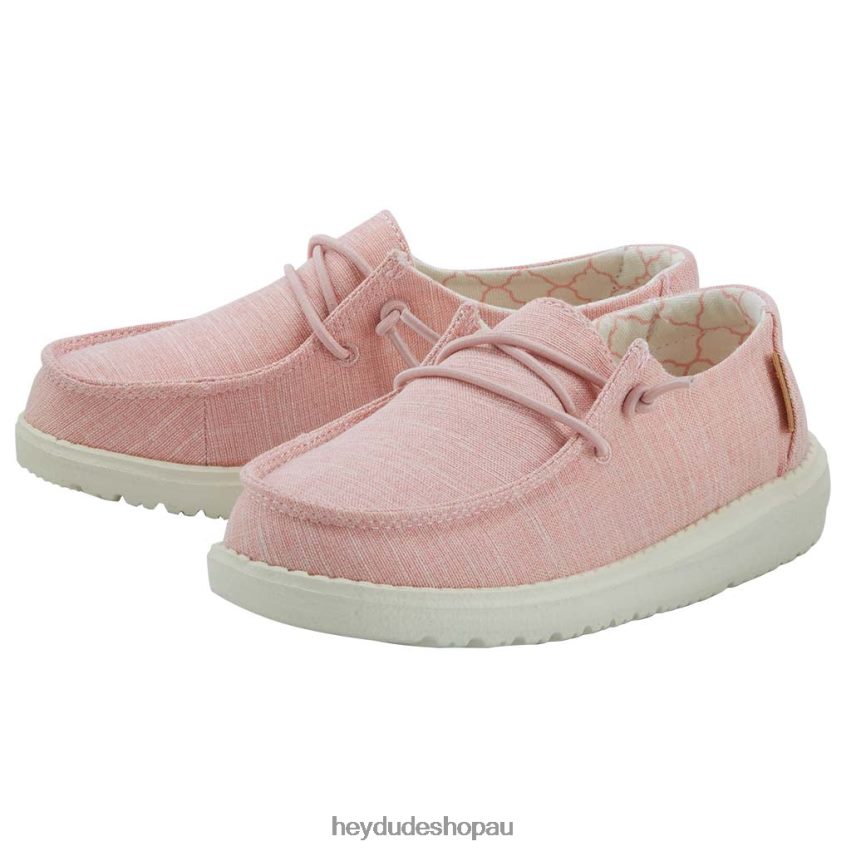 Hey Dude Wendy Youth Linen Cotton Candy Kids V4Z64201