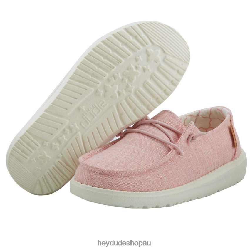 Hey Dude Wendy Youth Linen Cotton Candy Kids V4Z64201