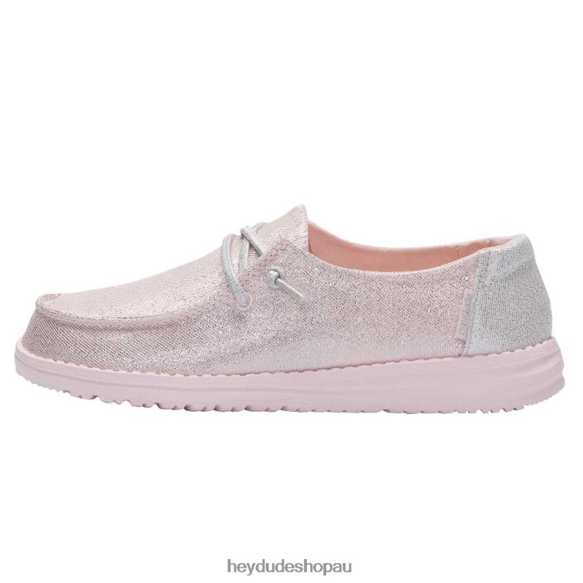 Hey Dude Wendy Youth Sparkling Pink Kids V4Z64192