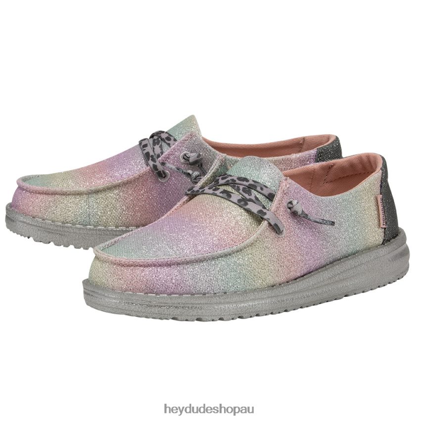 Hey Dude Wendy Youth Sparkling Sunset Kids V4Z64195