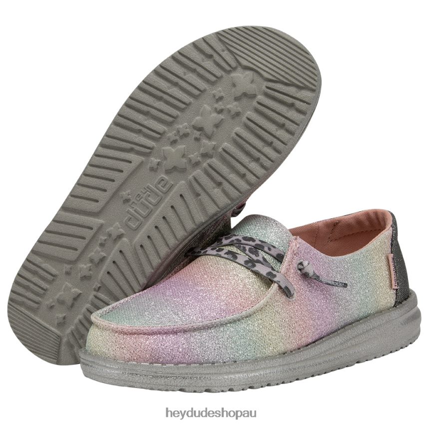Hey Dude Wendy Youth Sparkling Sunset Kids V4Z64195