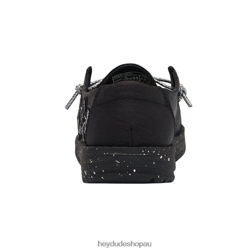 Hey Dude Wendy Youth Star Black Kids V4Z64188