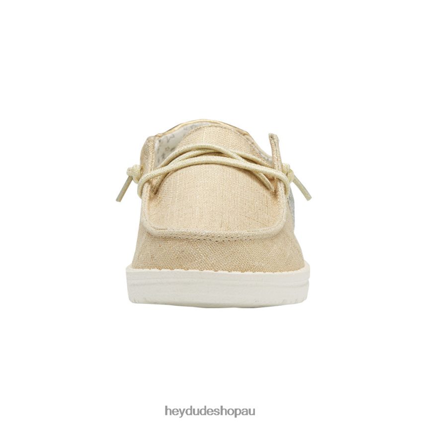 Hey Dude Wendy Youth Star Gold Kids V4Z64186