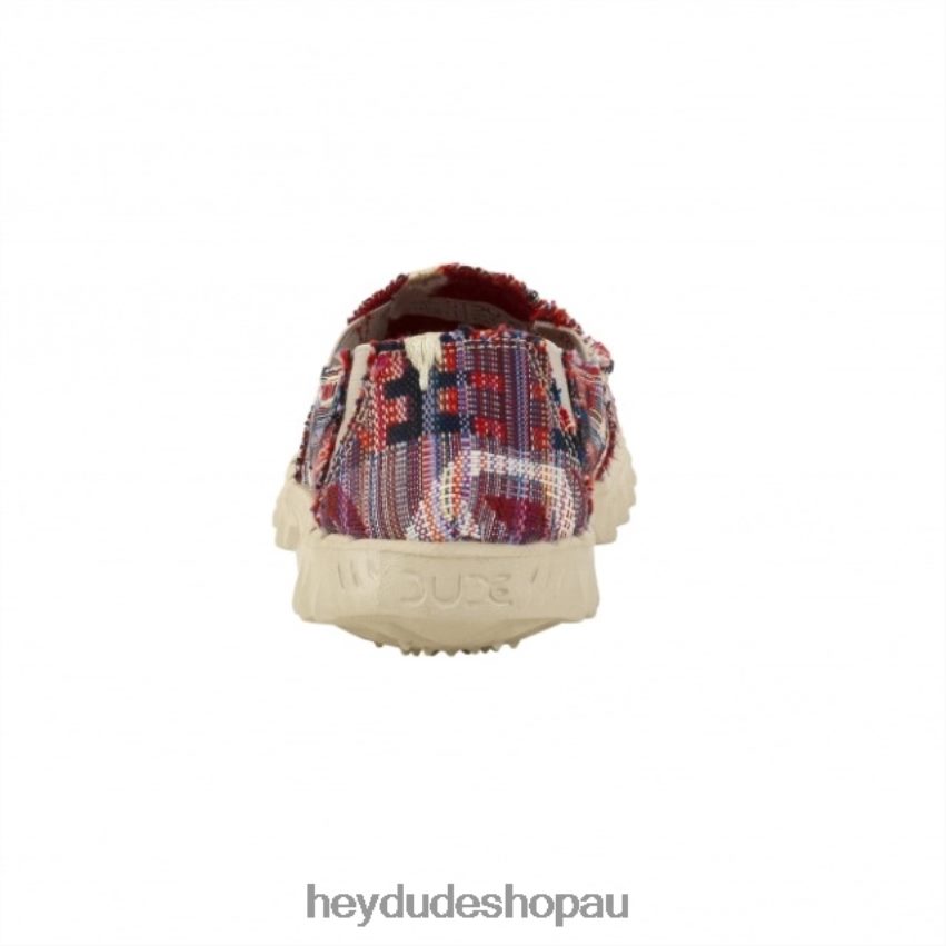 Hey Dude HEYDUDE Farty Youth Incas Red Kids V4Z64500