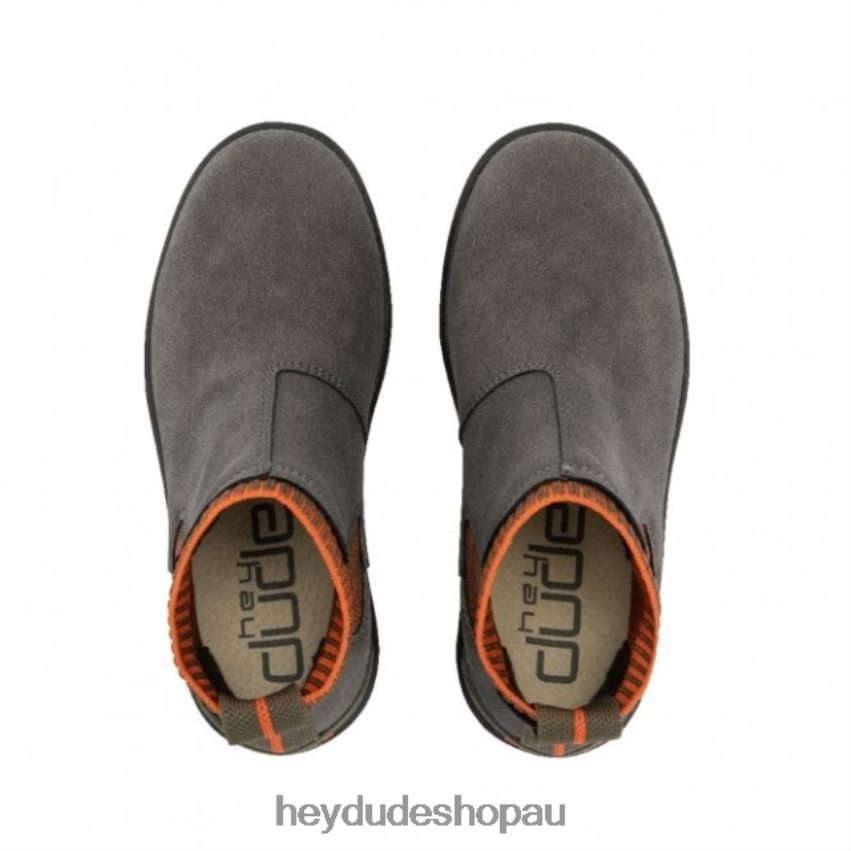 Hey Dude HEYDUDE Scott Youth Recycled Leather Chocolate Kids V4Z64490