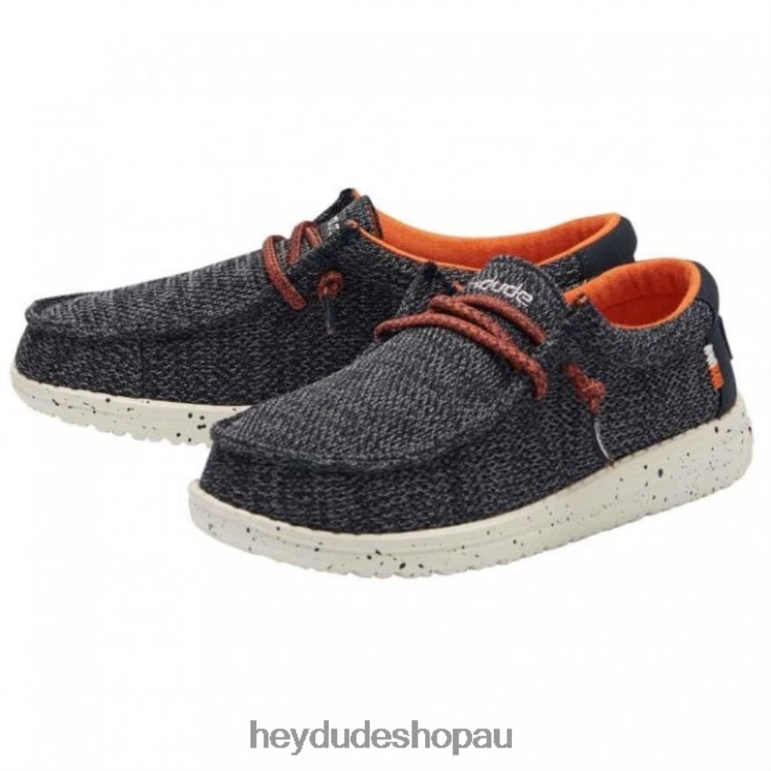 Hey Dude HEYDUDE Wally Youth Sox Ocean Blue Kids V4Z64511