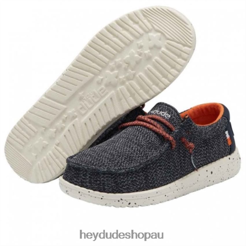 Hey Dude HEYDUDE Wally Youth Sox Ocean Blue Kids V4Z64511