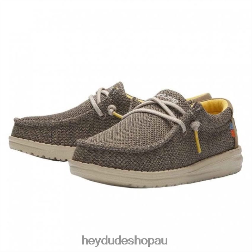 Hey Dude HEYDUDE Wally Youth Sox Safari Kids V4Z64508