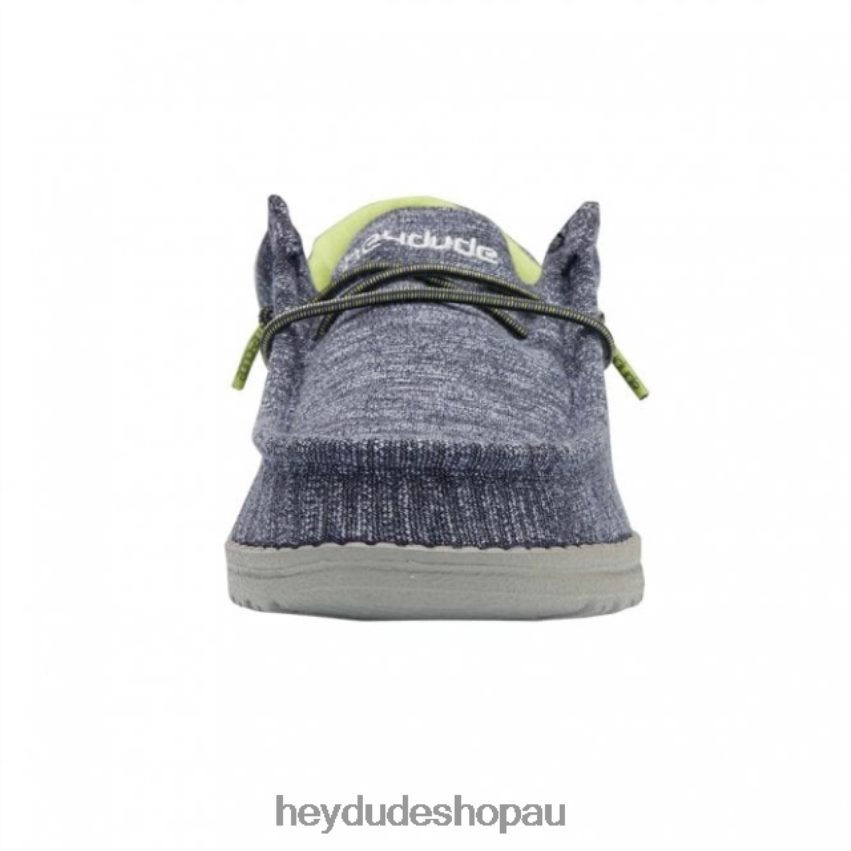 Hey Dude HEYDUDE Wally Youth Stretch Navy Kids V4Z64512