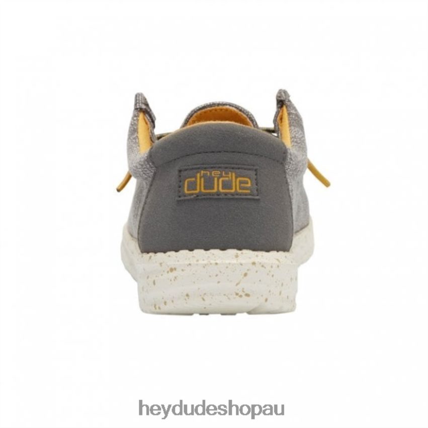 Hey Dude HEYDUDE Wally Youth Stretch Taupe Kids V4Z64510