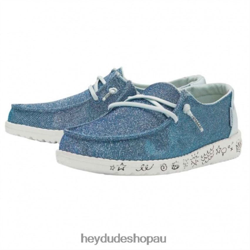 Hey Dude HEYDUDE Wendy Youth Disco Azur Kids V4Z64514