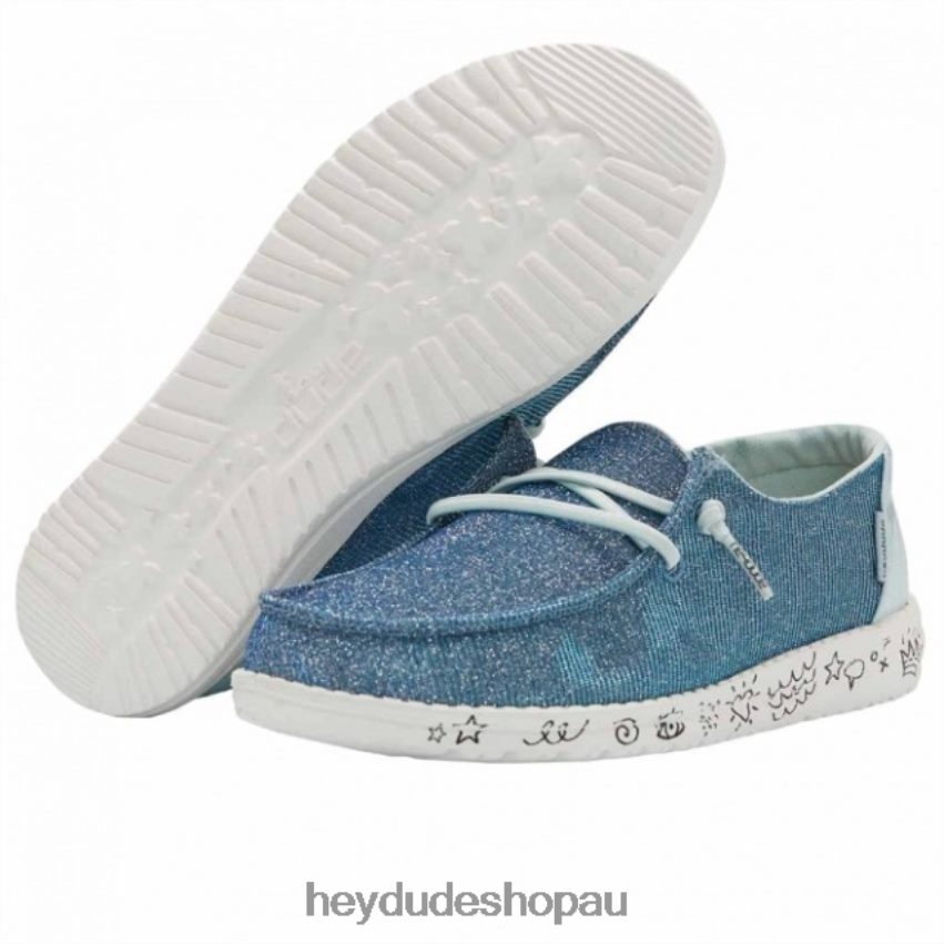 Hey Dude HEYDUDE Wendy Youth Disco Azur Kids V4Z64514