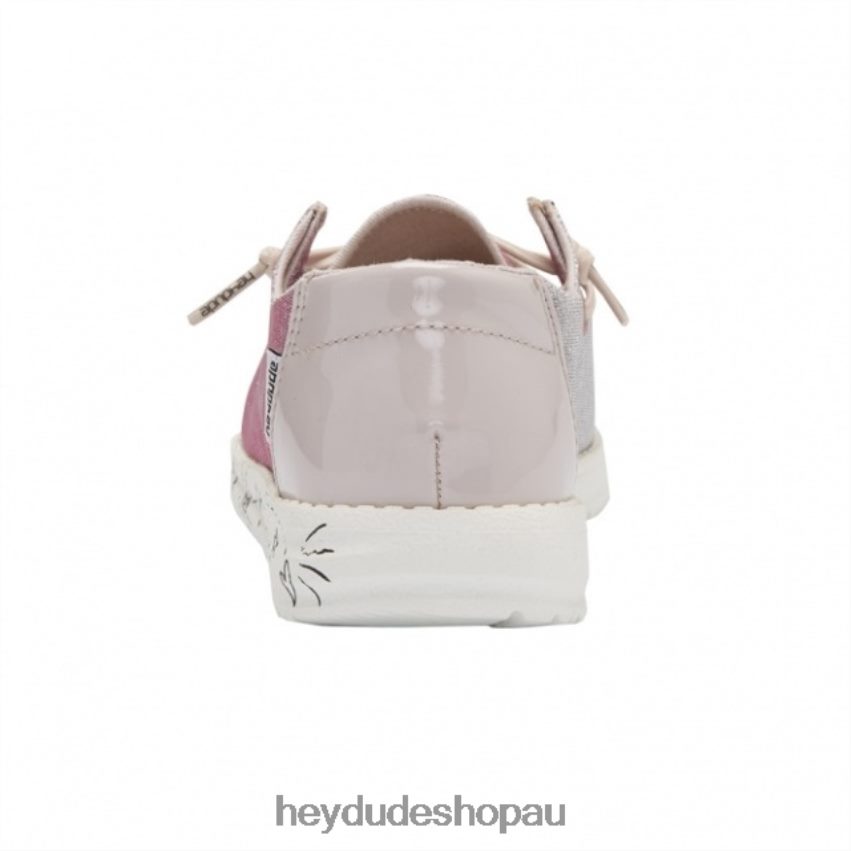 Hey Dude HEYDUDE Wendy Youth Disco Pink Kids V4Z64519