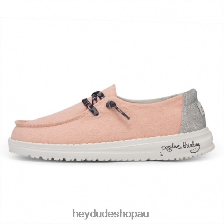 Hey Dude HEYDUDE Wendy Youth Rose Glitter Kids V4Z64501