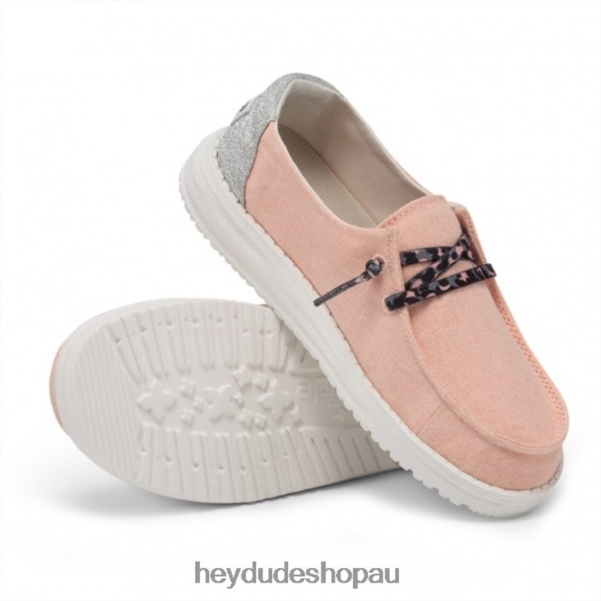 Hey Dude HEYDUDE Wendy Youth Rose Glitter Kids V4Z64501