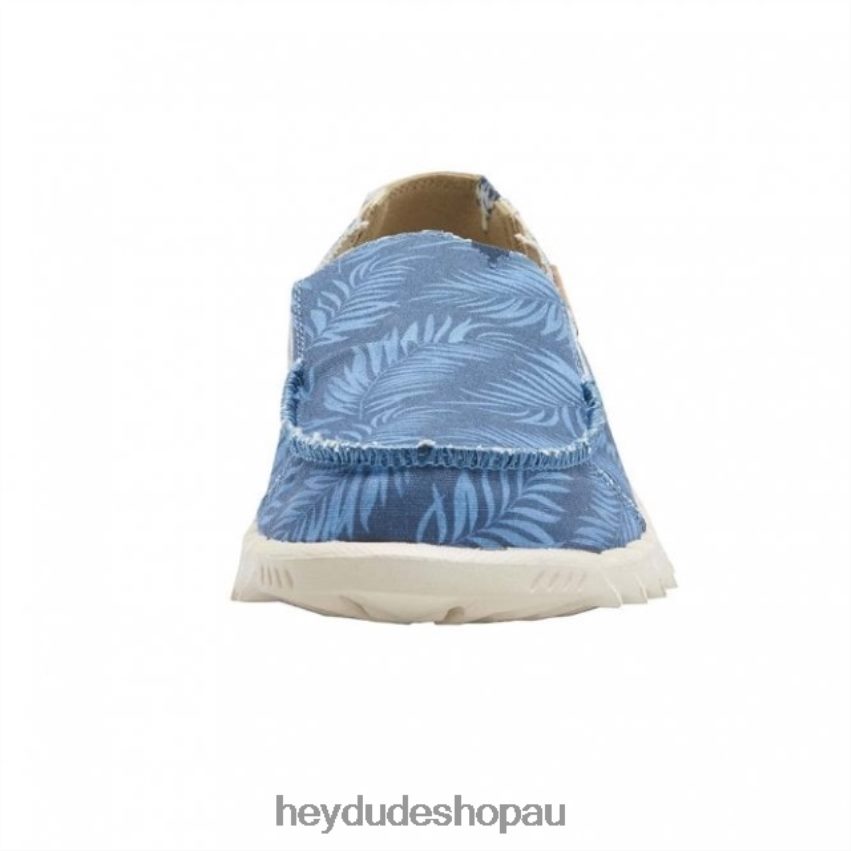 Hey Dude HEYDUDE Farty Print Canvas Tropical Blue Men V4Z64228