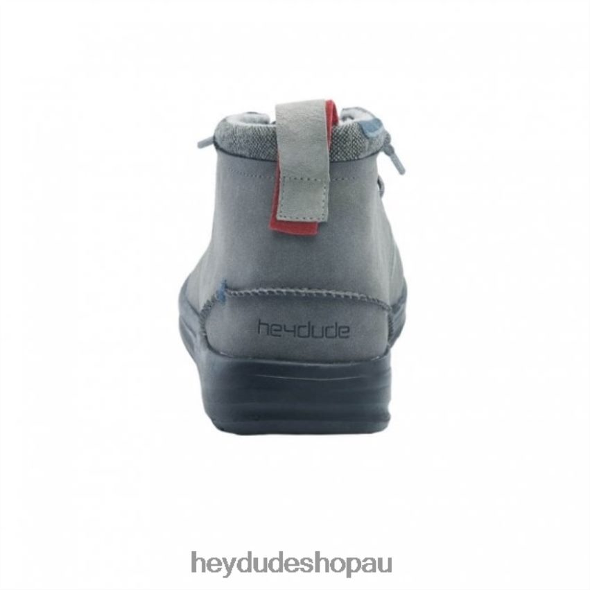 Hey Dude HEYDUDE Jack Recycled Leather Dark Grey Men V4Z64353