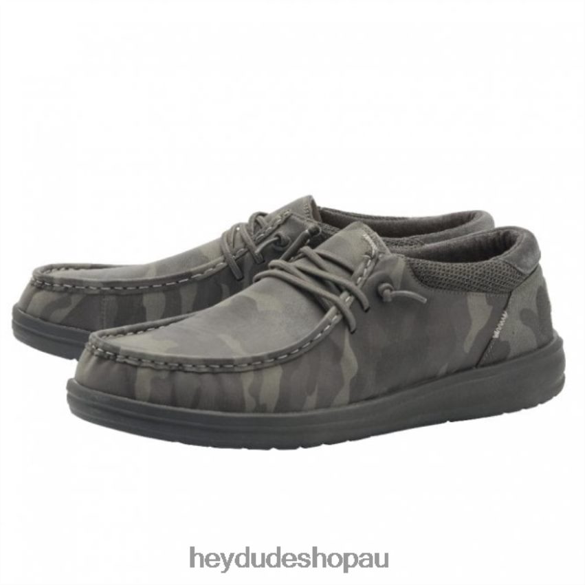 Hey Dude HEYDUDE Paul Recycled Leather Artic Camo Men V4Z64295