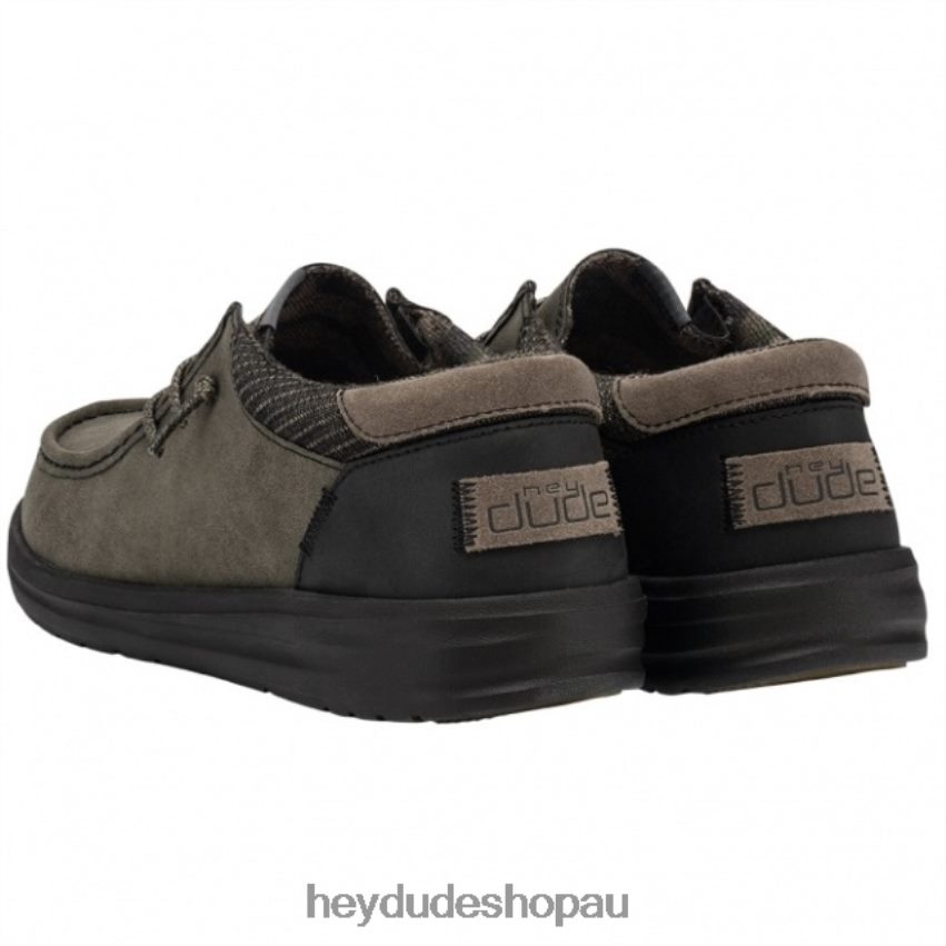 Hey Dude HEYDUDE Paul Recycled Leather Dusty Olive Men V4Z64351