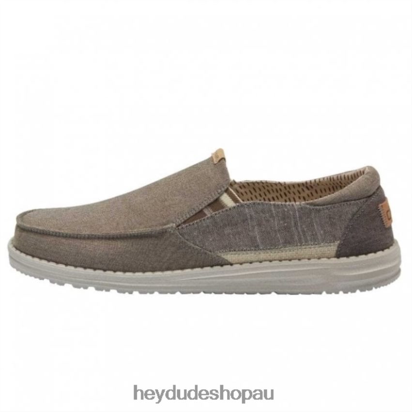Hey Dude HEYDUDE Thad Chambray Walnut Men V4Z64230