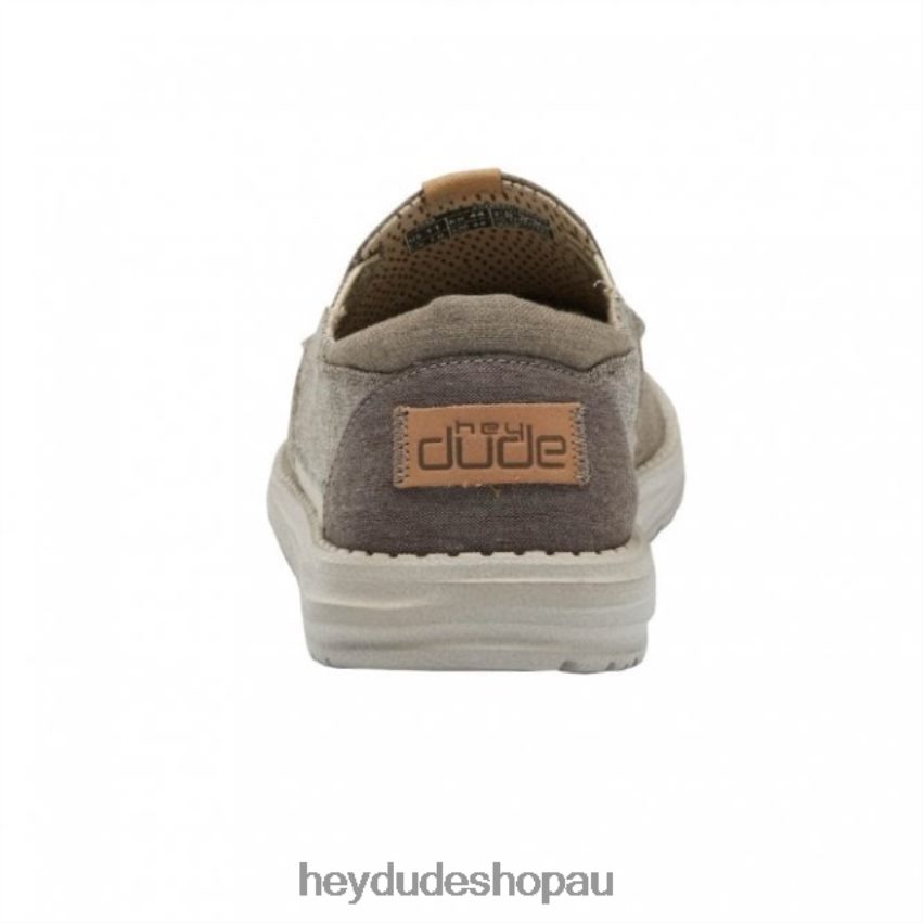 Hey Dude HEYDUDE Thad Chambray Walnut Men V4Z64230