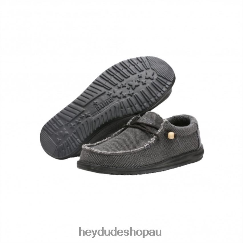 Hey Dude HEYDUDE Wally Natural Black Men V4Z64283