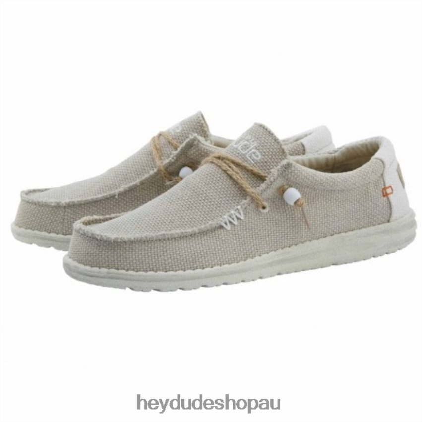 Hey Dude HEYDUDE Wally Natural Off White Men V4Z64244
