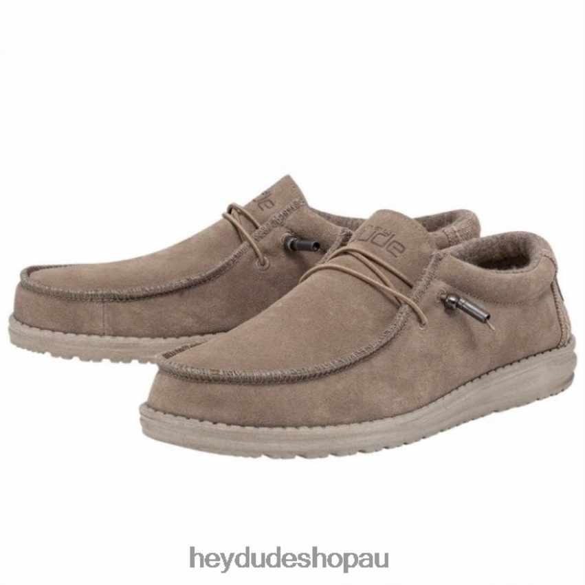 Hey Dude HEYDUDE Wally Premium Suede Desert Men V4Z64289