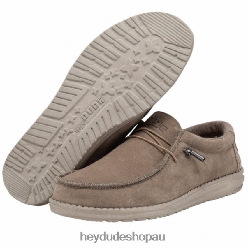 Hey Dude HEYDUDE Wally Premium Suede Desert Men V4Z64289