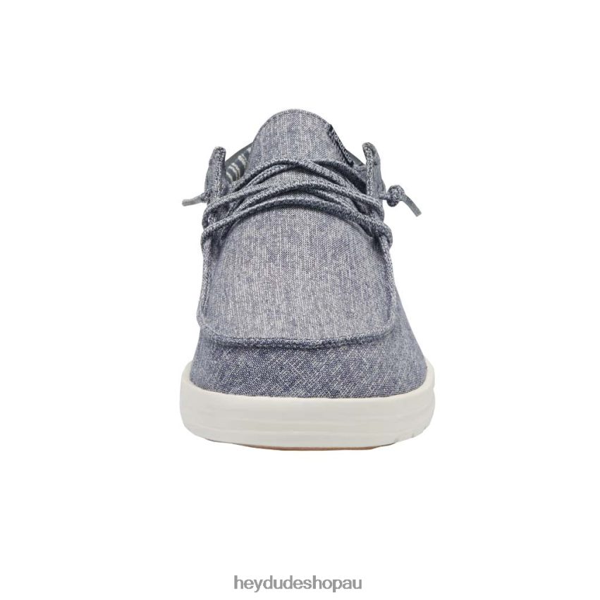 Hey Dude Paul Chambray Navy Men V4Z64161