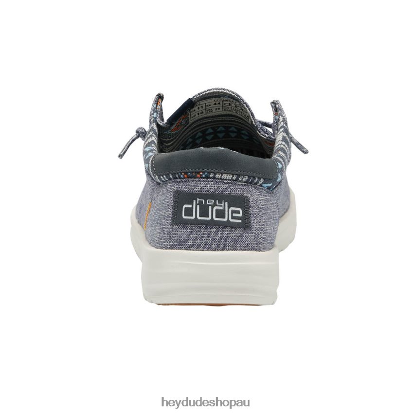 Hey Dude Paul Chambray Navy Men V4Z64161