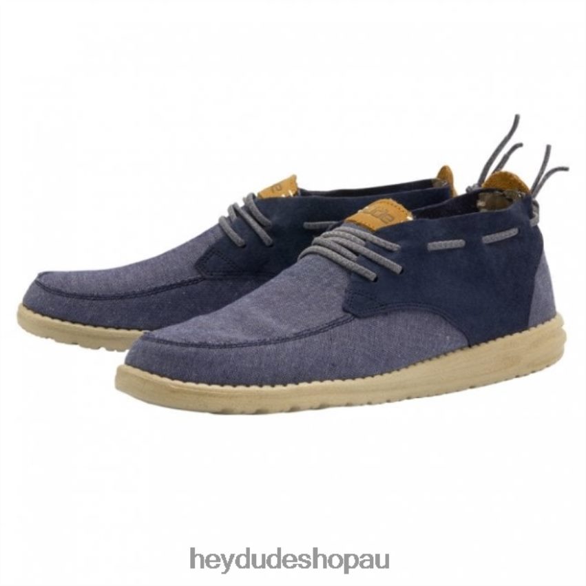 Hey Dude HEYDUDE Alfie Chambray Blue Men V4Z64320