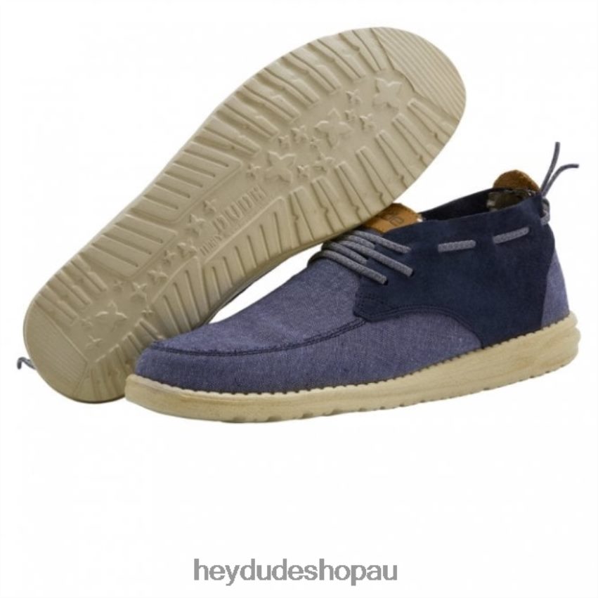 Hey Dude HEYDUDE Alfie Chambray Blue Men V4Z64320