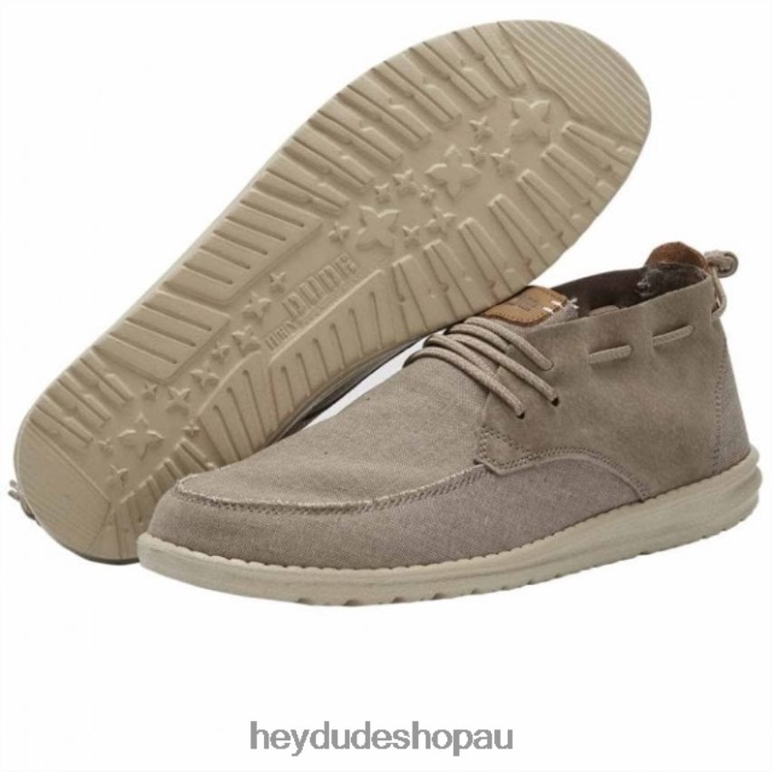 Hey Dude HEYDUDE Alfie Chambray Tan Men V4Z64316