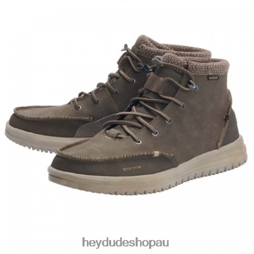 Hey Dude HEYDUDE Bradley Recycled Leather Chocolate Men V4Z64288