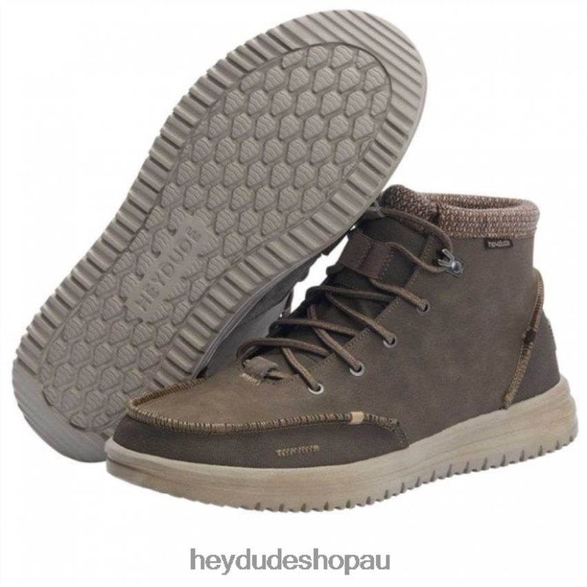Hey Dude HEYDUDE Bradley Recycled Leather Chocolate Men V4Z64288