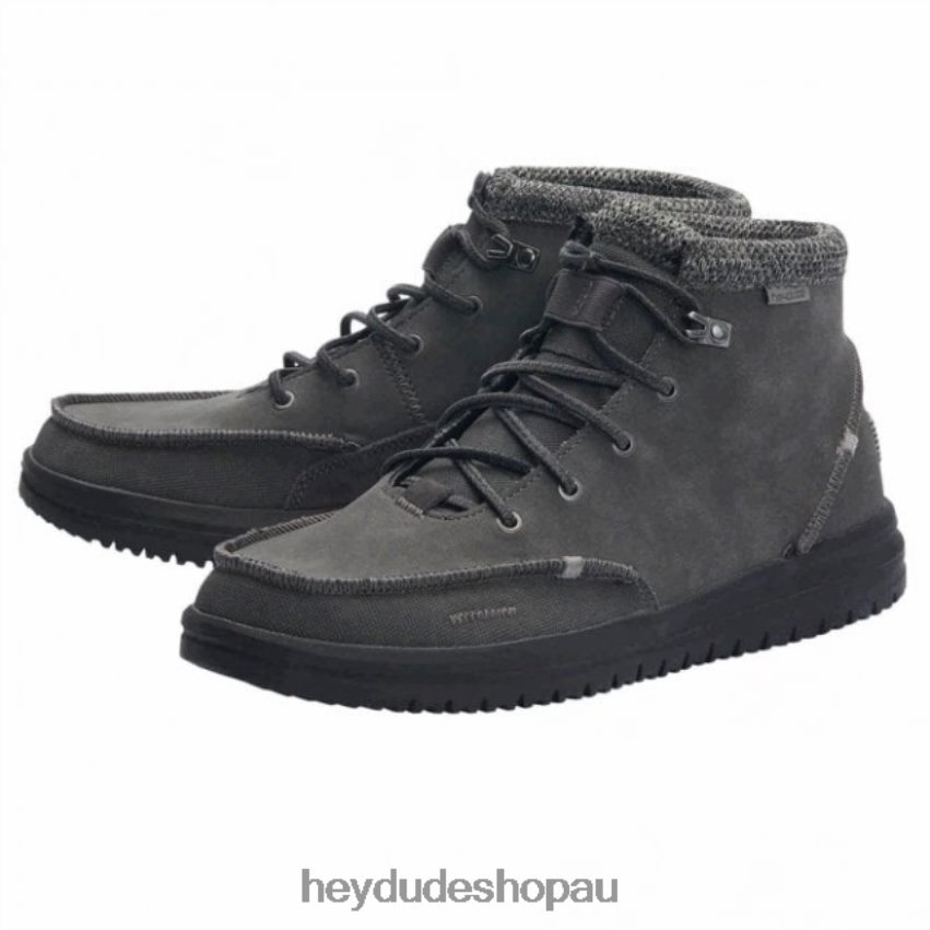 Hey Dude HEYDUDE Bradley Recycled Leather Granite Men V4Z64287