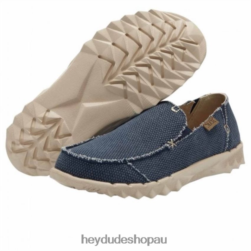 Hey Dude HEYDUDE Farty Natural Night Blue Men V4Z64240