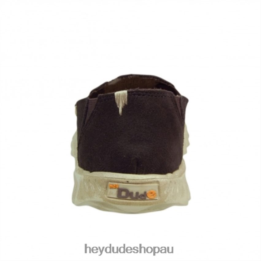 Hey Dude HEYDUDE Farty Suede Chocolate Men V4Z64238