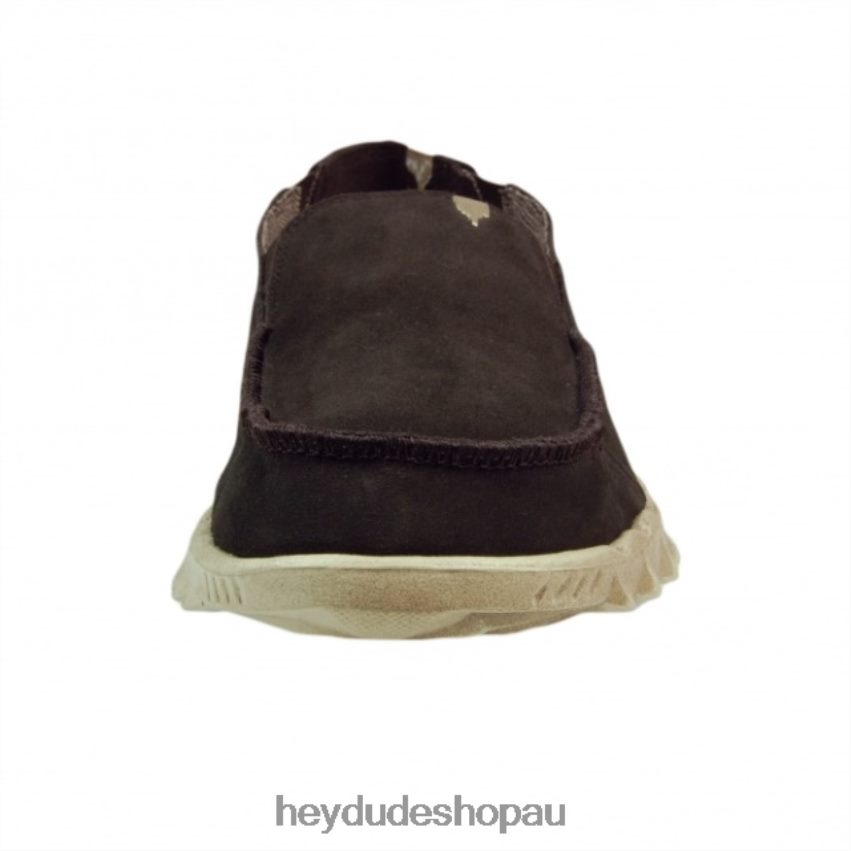 Hey Dude HEYDUDE Farty Suede Chocolate Men V4Z64238