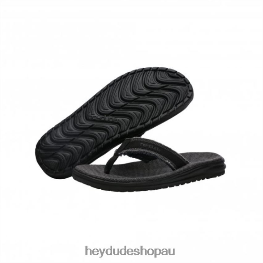 Hey Dude HEYDUDE Jax Natural Black Men V4Z64362