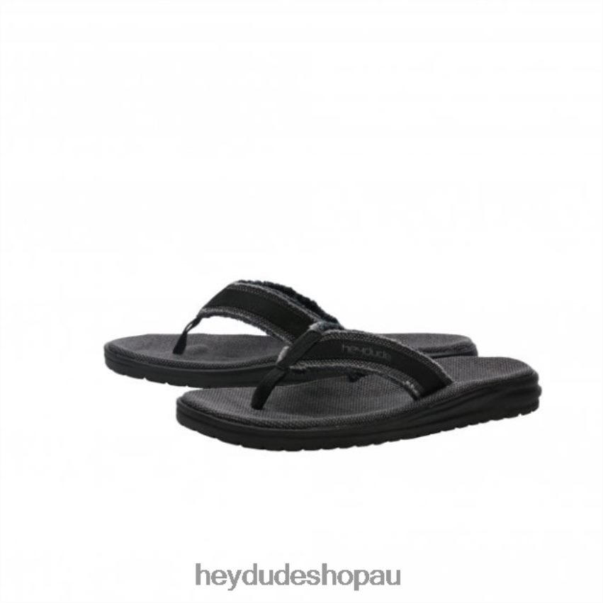 Hey Dude HEYDUDE Jax Natural Black Men V4Z64362