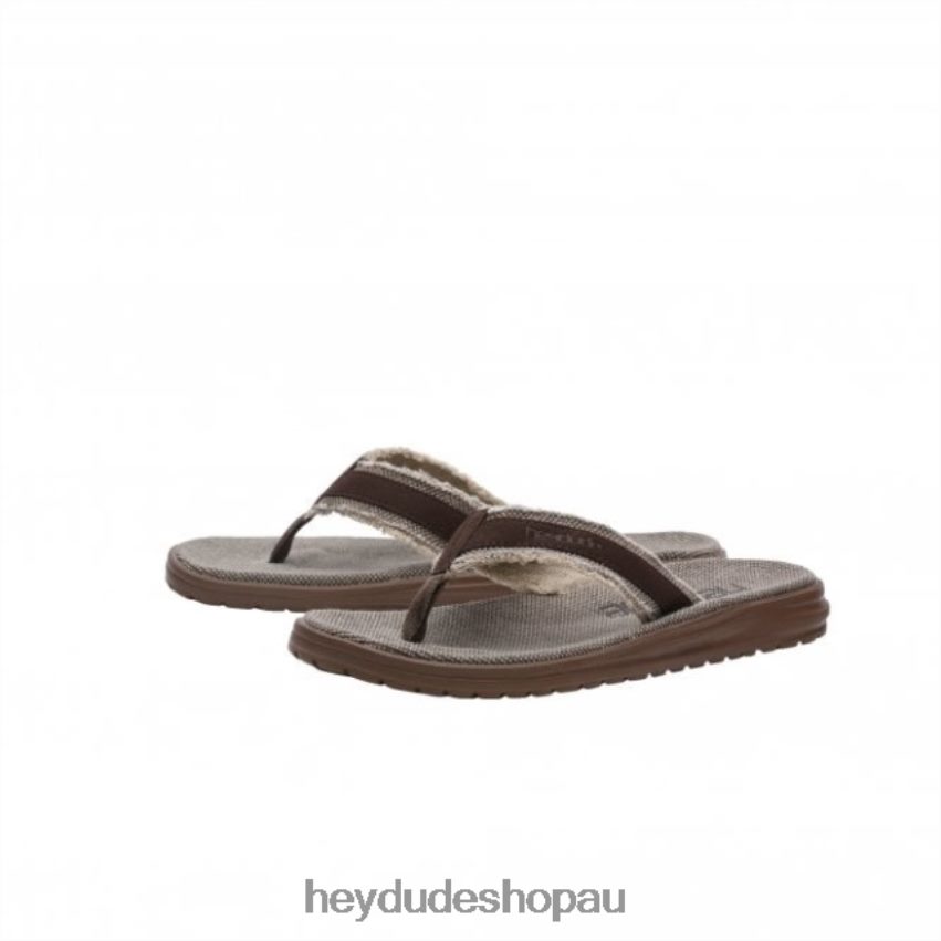 Hey Dude HEYDUDE Jax Natural Brown Men V4Z64371