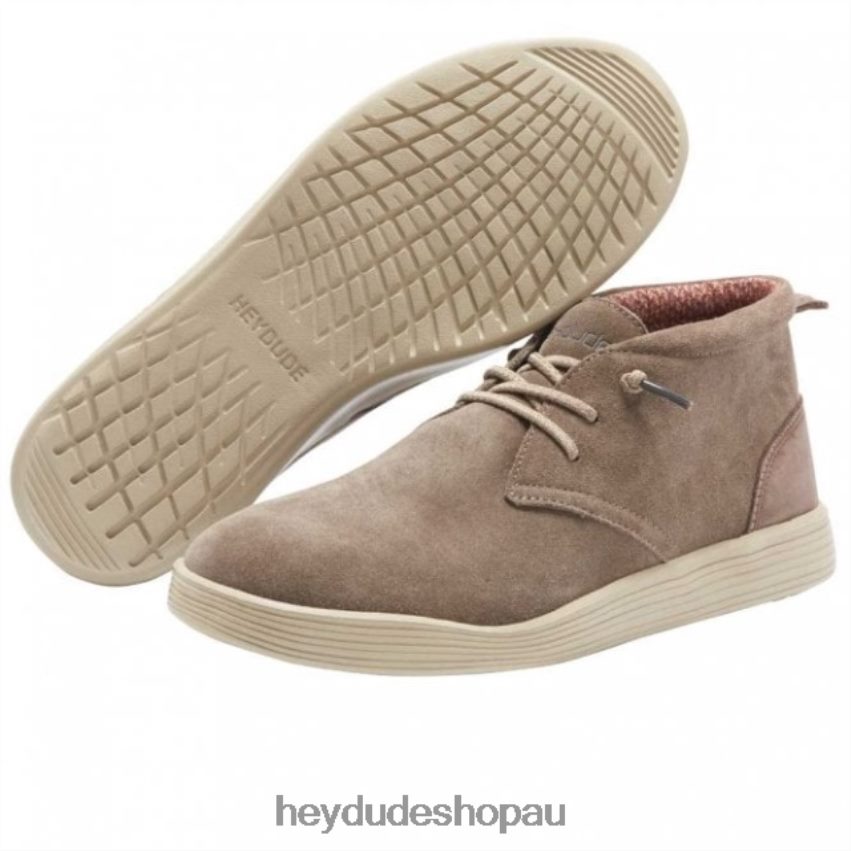 Hey Dude HEYDUDE Jo Suede Fossil Men V4Z64286