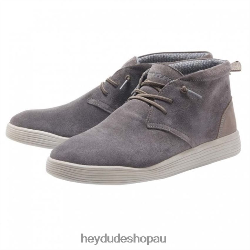 Hey Dude HEYDUDE Jo Suede Shadow Grey Men V4Z64292