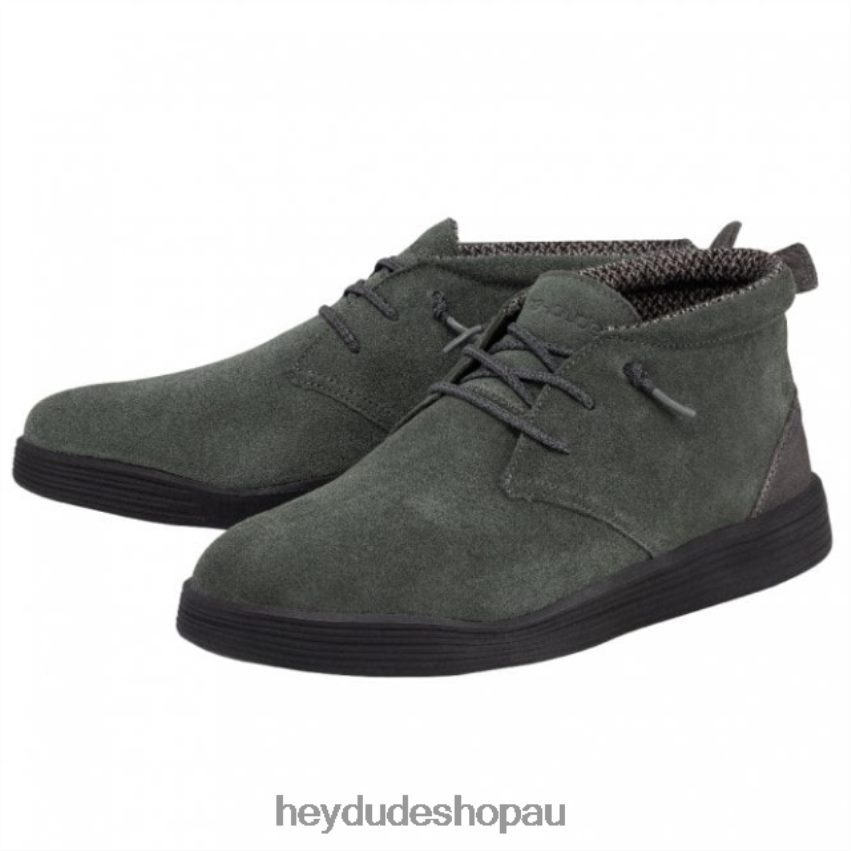 Hey Dude HEYDUDE Jo Suede Winter Moss Men V4Z64293