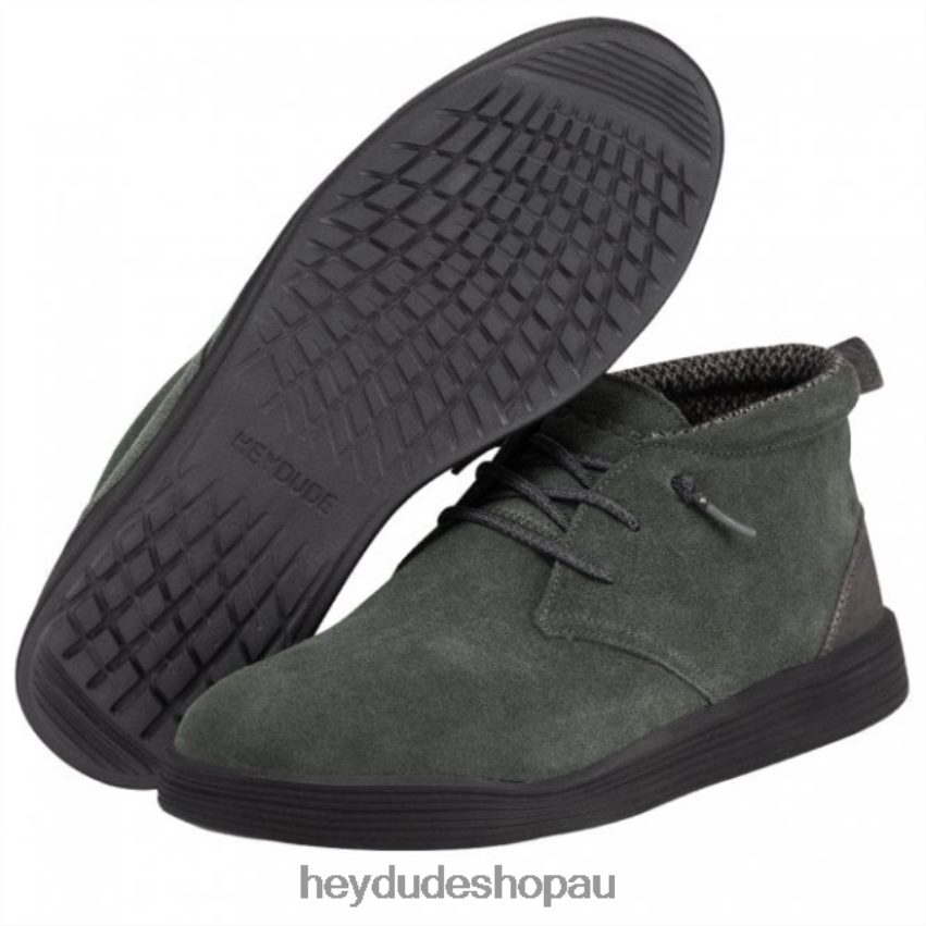 Hey Dude HEYDUDE Jo Suede Winter Moss Men V4Z64293